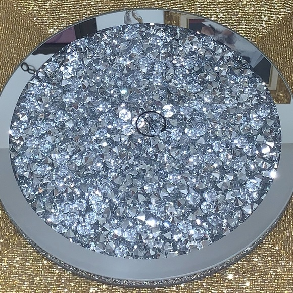 Tahari | Accents | Ltahari Crystal Diamond Rhinestone Mirrored Lazy ...